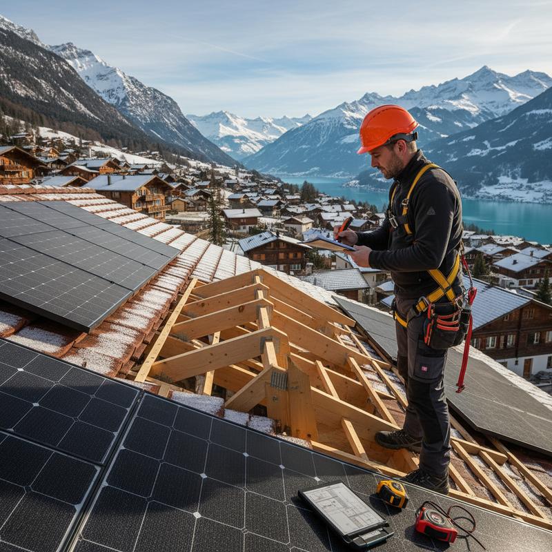 Photovoltaik-Module bei Sonnenschein